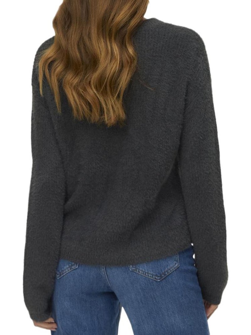 Pull Femme Vero Moda Gris Argenté - Kiabi