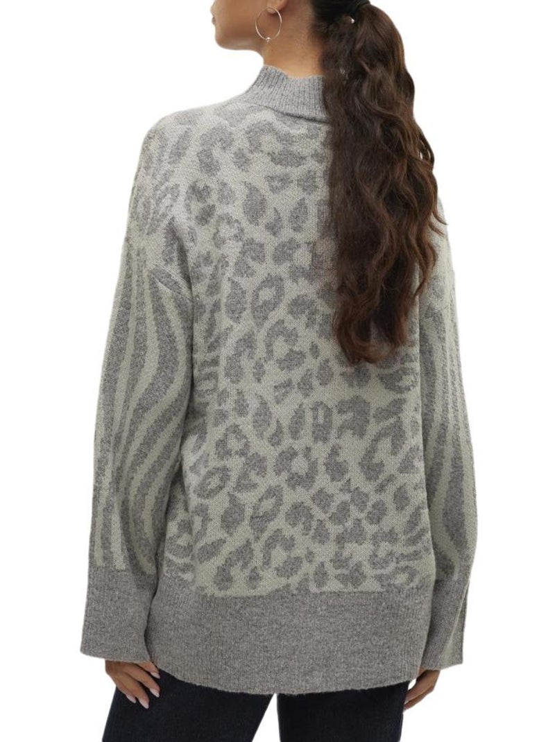 Pull Femme Vero Moda Gris Argenté - Kiabi