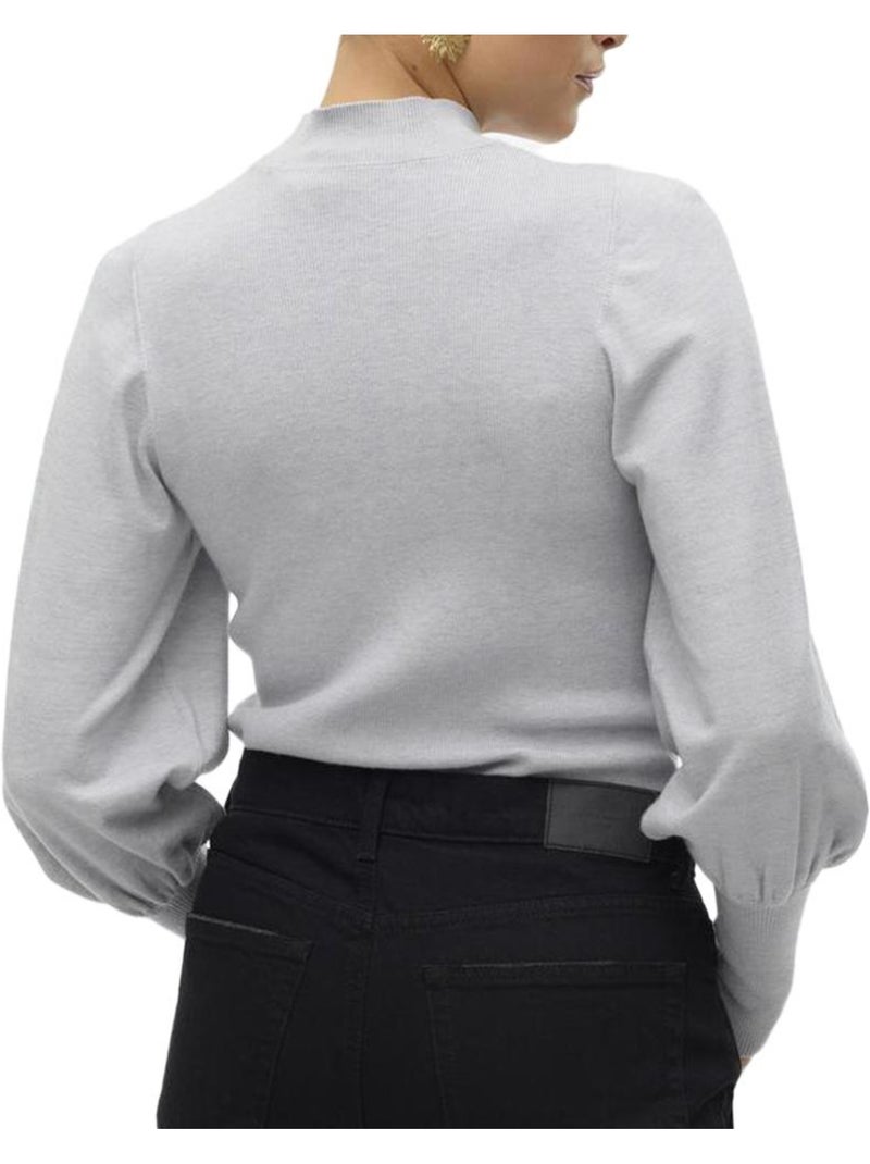 Pull Femme Vero Moda Gris Argenté - Kiabi