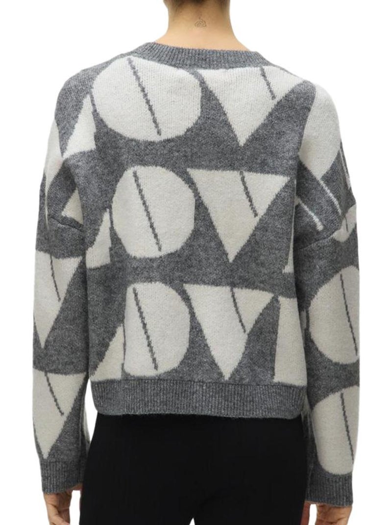 Pull Femme Vero Moda Gris Argenté - Kiabi