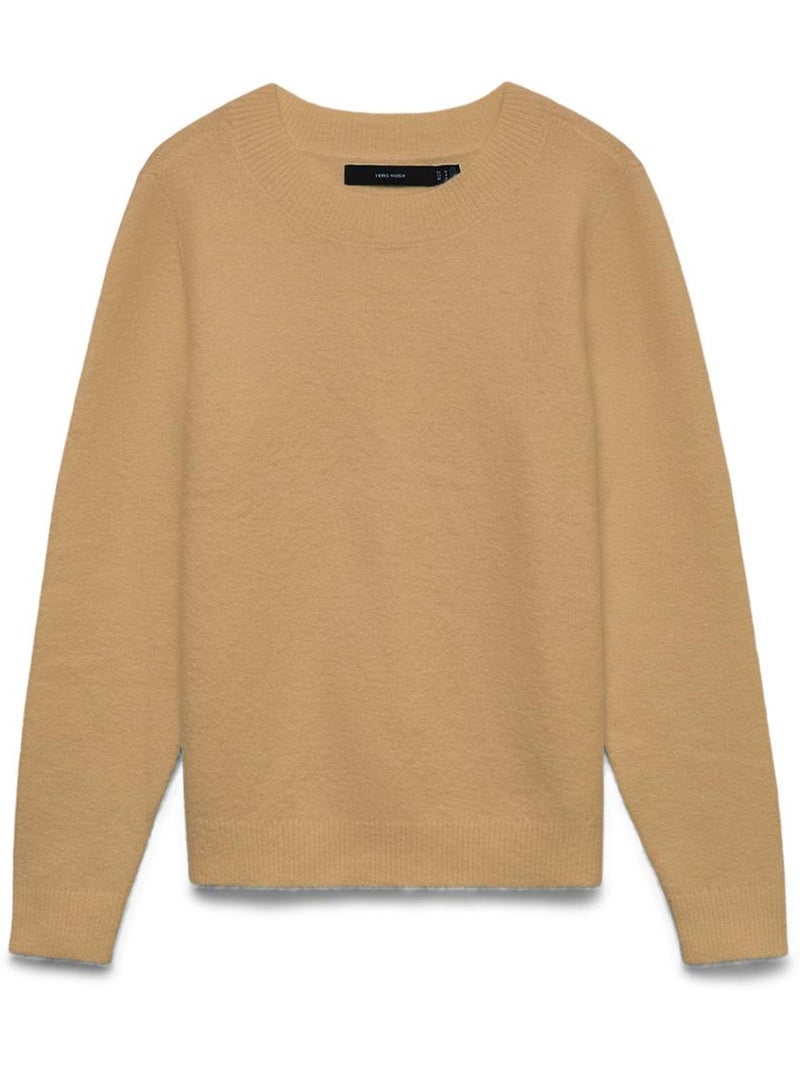 Pull Femme Vero Moda Marron cappuccino - Kiabi