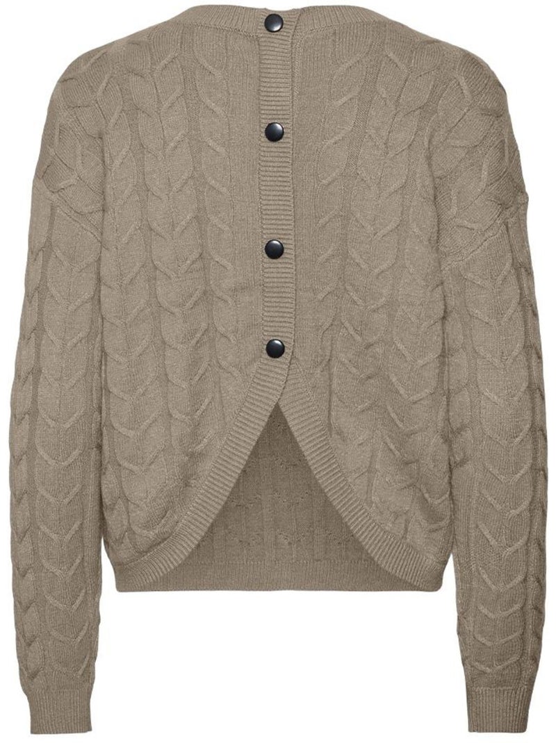 Pull Femme Vero Moda Marron cappuccino - Kiabi