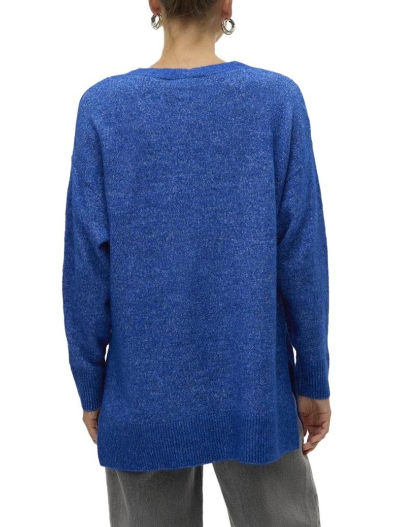 Pull Femme Vero Moda Pullover Bleu - Kiabi