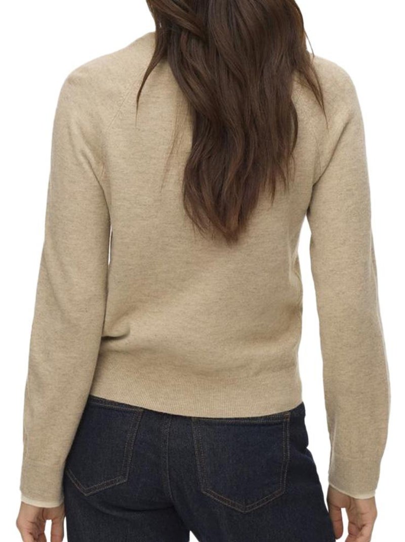 Pull  Femme Vero Moda Wonderful Beige - Kiabi