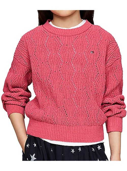 Pull Fille Tommy Hilfiger Chenille - Kiabi Pull Fille Tommy Hilfiger Chenille - Kiabi