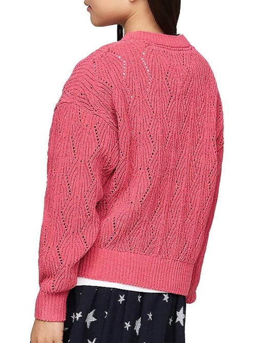 Pull Fille Tommy Hilfiger Chenille - Kiabi Pull Fille Tommy Hilfiger Chenille - Kiabi
