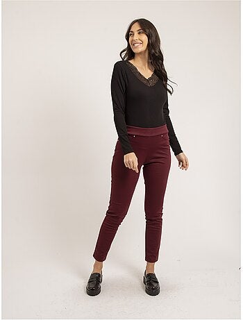Pull fin col dentelle falia