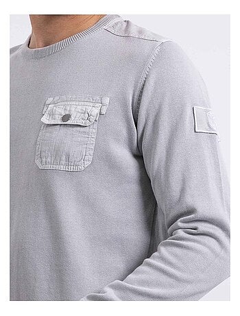 Pull fin col rond amartin