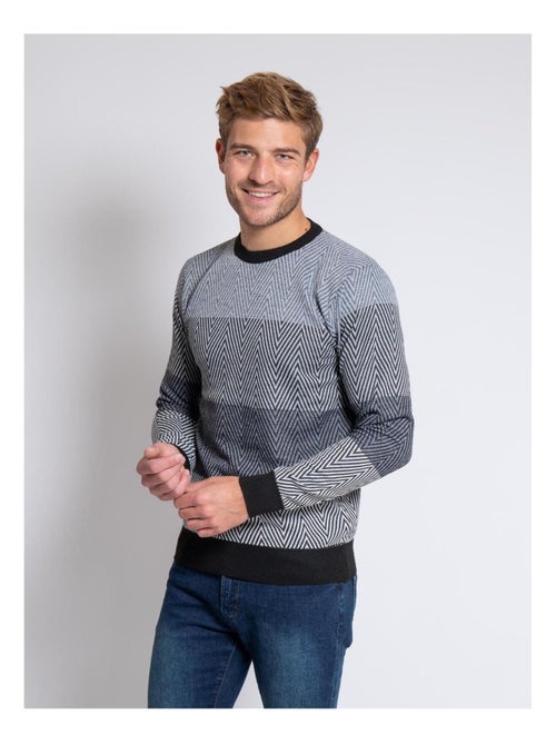 Pull fin col rond lorando - Kiabi