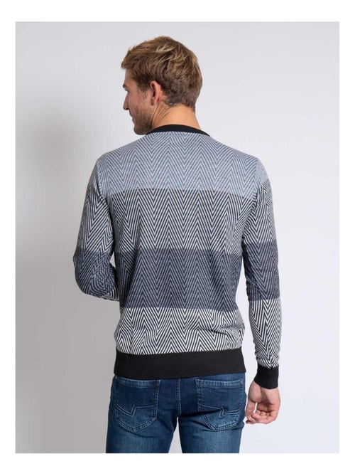 Pull fin col rond lorando - Kiabi