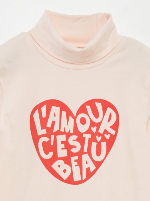 Pull fin en jersey avec col roulé - Lot de 2 - Kiabi