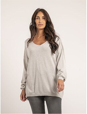 Pull fin paillettes kango