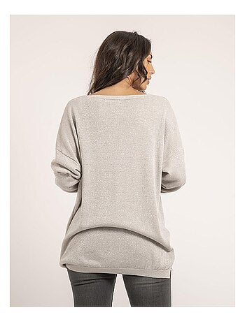 Pull fin paillettes kango