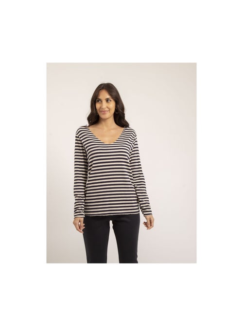 Pull fin rayures kemile - Kiabi Pull fin rayures kemile - Kiabi