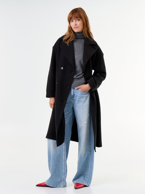Pull fine jauge col roulé - Kiabi