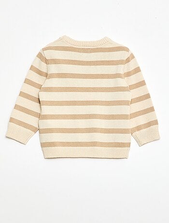 Pull fine jauge encolure boutonnée