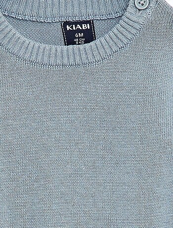 Pull fine jauge encolure boutonnée