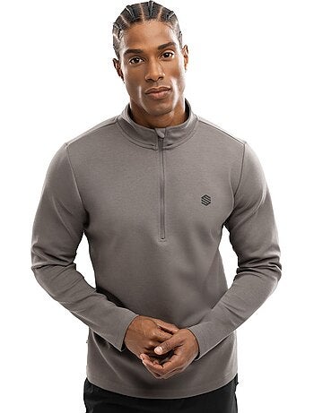 Pull fitness demi-zip homme fitness homme troop