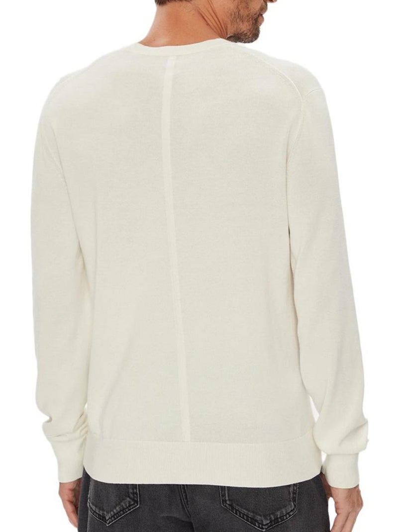 Pull Homme Calvin Klein Jeans Blanc - Kiabi