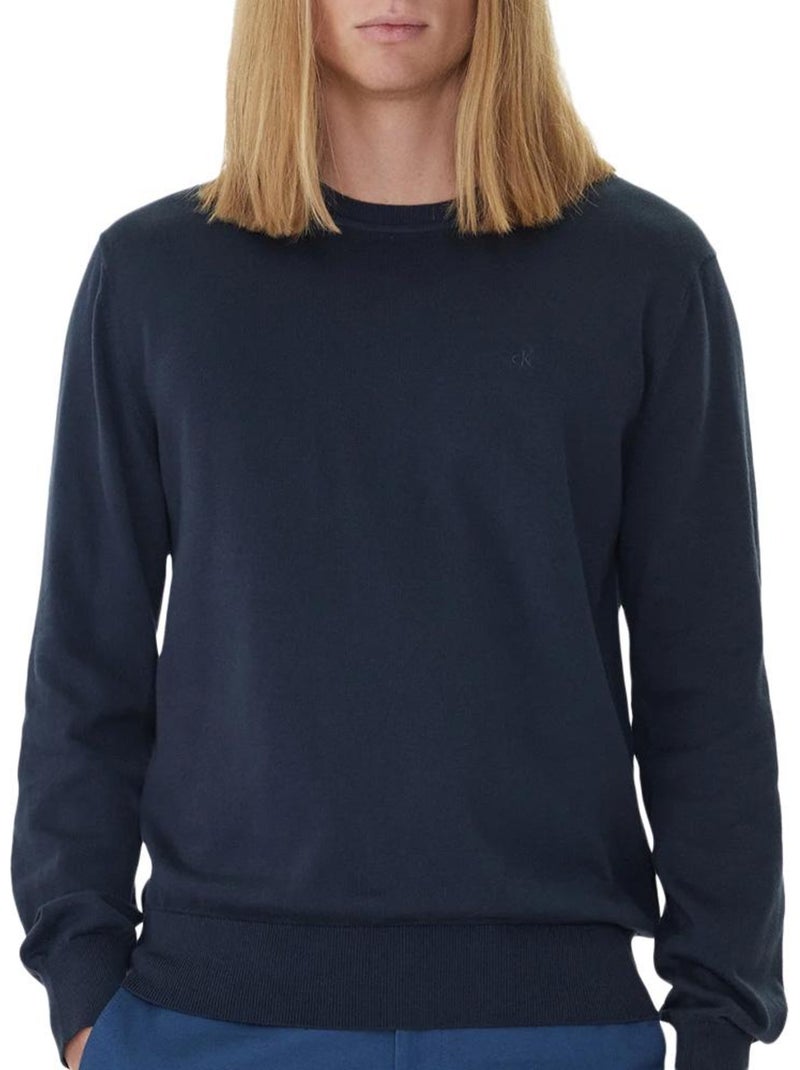Pull Homme Calvin Klein Jeans Bleu marine - Kiabi