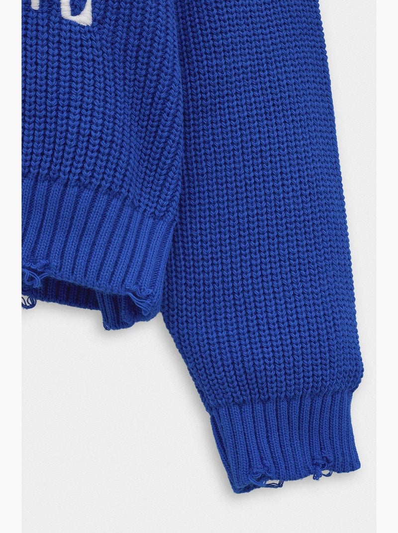 Pull homme giesto Bleu cobalt - Kiabi
