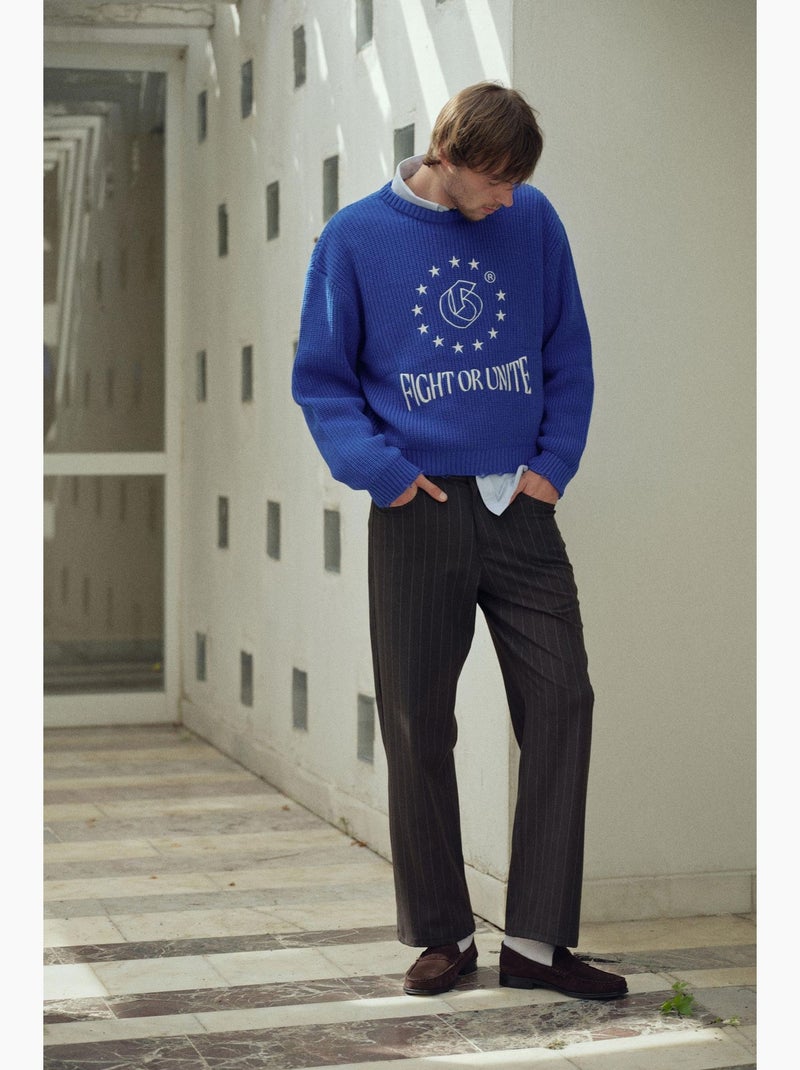 Pull homme giesto Bleu cobalt - Kiabi
