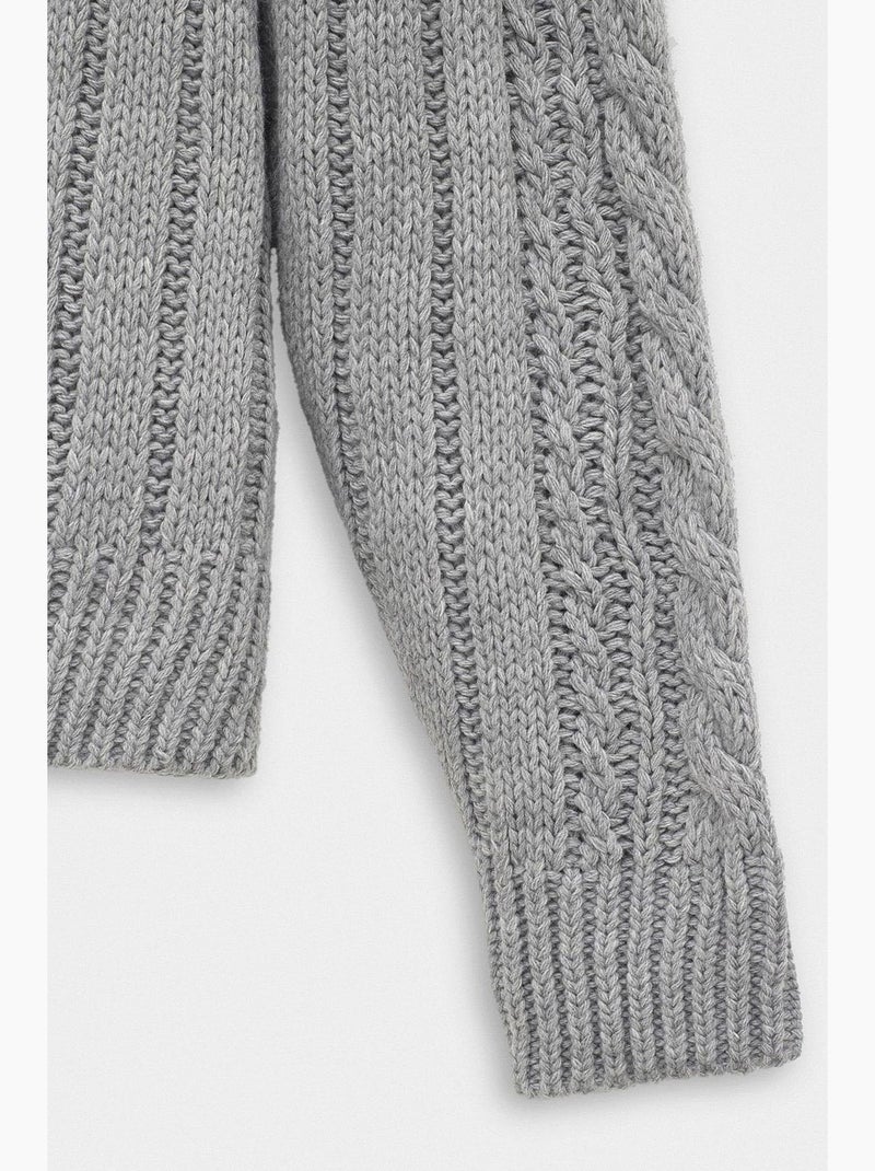 Pull homme giesto Gris clair - Kiabi