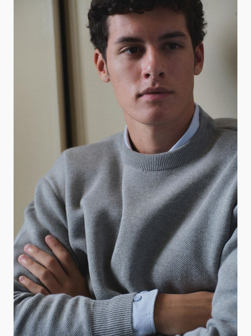 Pull homme giesto Gris - Kiabi