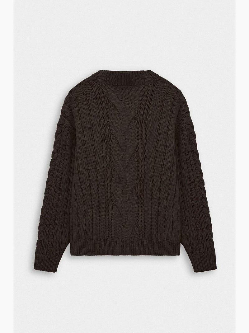 Pull homme giesto Marron - Kiabi