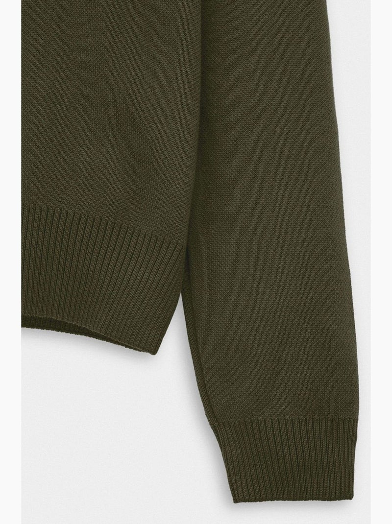 Pull homme giesto Vert kaki - Kiabi