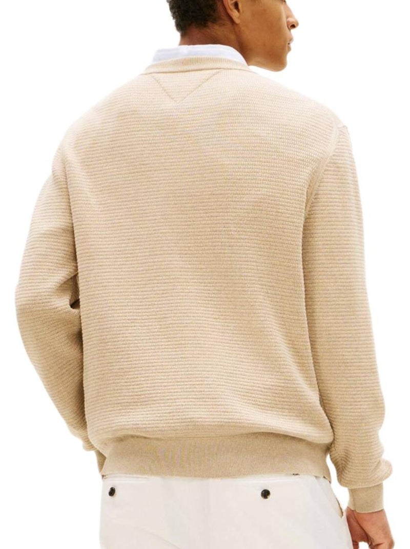 Pull homme tommy hilfiger seasonal Beige - Kiabi