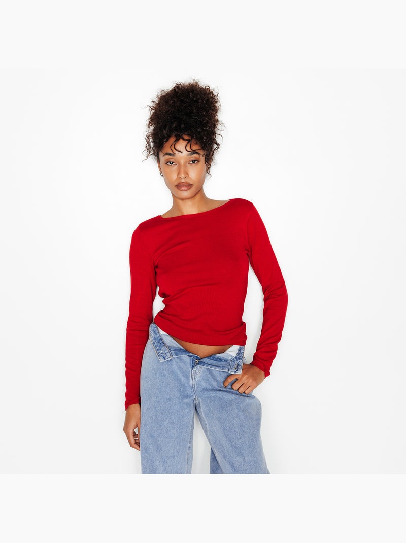 Pull idalia - rougegorge lingerie Rouge - Kiabi
