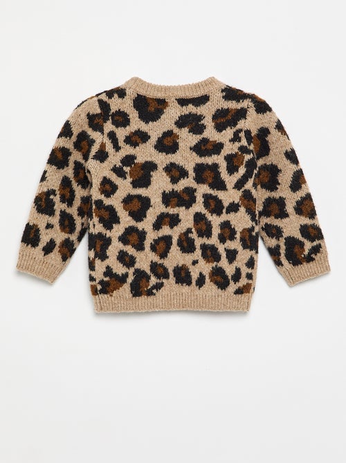 Pull imprimé 'léopard' - Kiabi