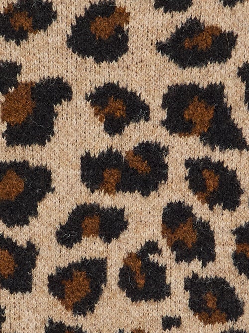 Pull imprimé 'léopard' - Kiabi