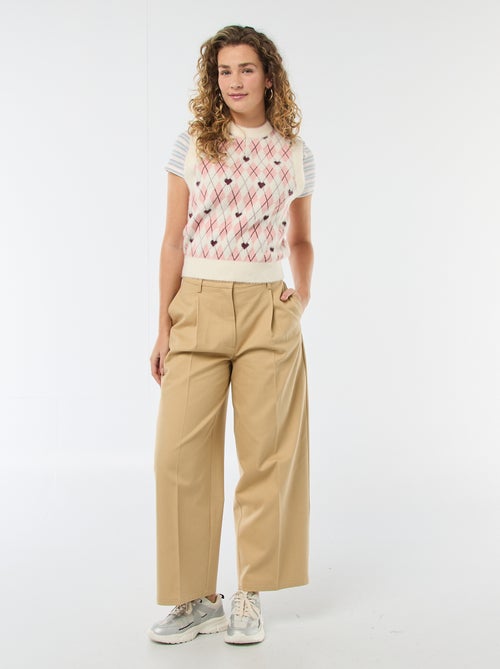 Pull imprimé losanges - Saint-Valentin - Kiabi