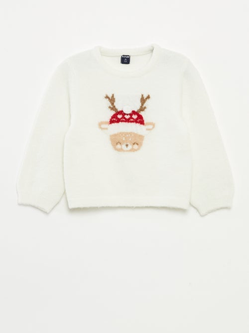 Pull imprimé Noël - Kiabi