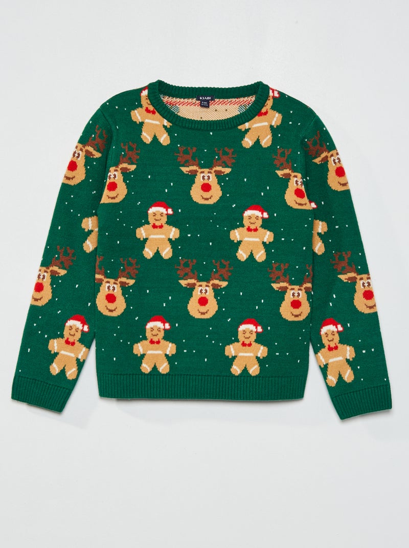 Pull Décontracté Homme Avec Imprimé De Noël - Tendance Hiver, En Polyester/Élasthanne, Coupe Regular Fit (Sweat à Capuche)