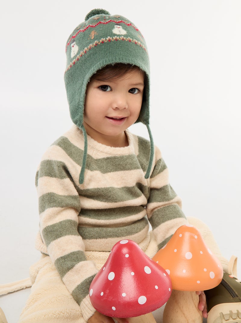 Pull en coton rayé gris GAP KIDS pour Bébé Garçon | OVS