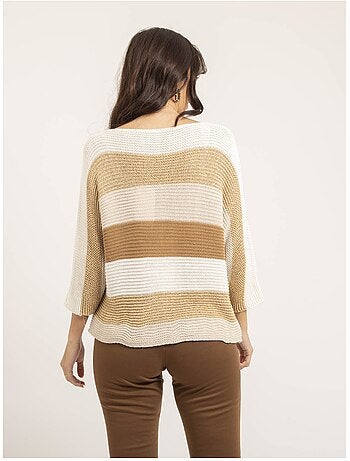 Pull léger col rond rayures klao