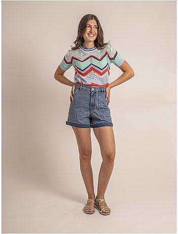Pull léger manches courtes kurina
