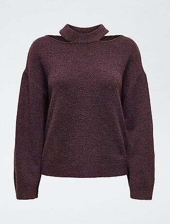 Pull long en maille 'JDY'
