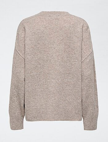 Pull long 'JDY' col rond