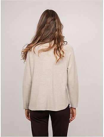 Pull maille col montant oversize kaleta