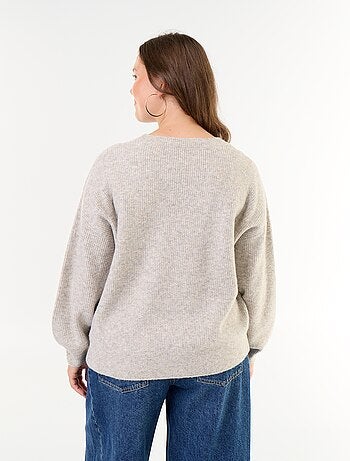 Pull maille torsadée