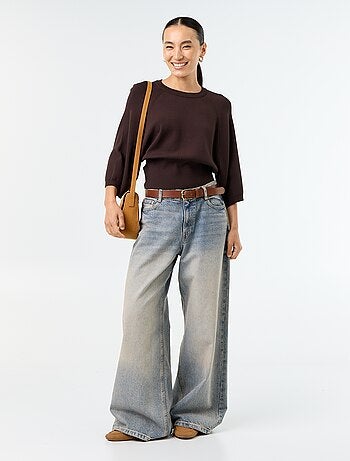 Pull manches courtes 3/4