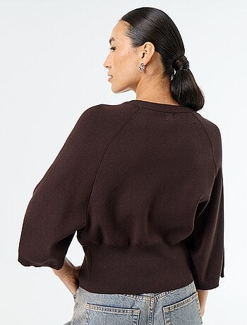 Pull manches courtes 3/4