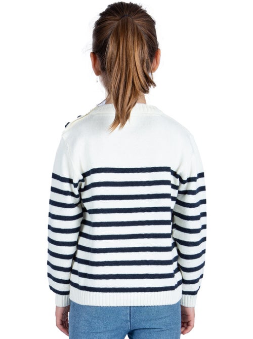 Pull marin enfant 'Breizh Océan', Pull en coton épais garçon ou fille - Kiabi Pull marin enfant 'Breizh Océan', Pull en coton épais garçon ou fille - Kiabi