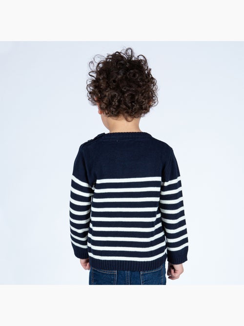 Pull marin enfant 'Breizh Océan', Pull en coton épais garçon ou fille - Kiabi Pull marin enfant 'Breizh Océan', Pull en coton épais garçon ou fille - Kiabi
