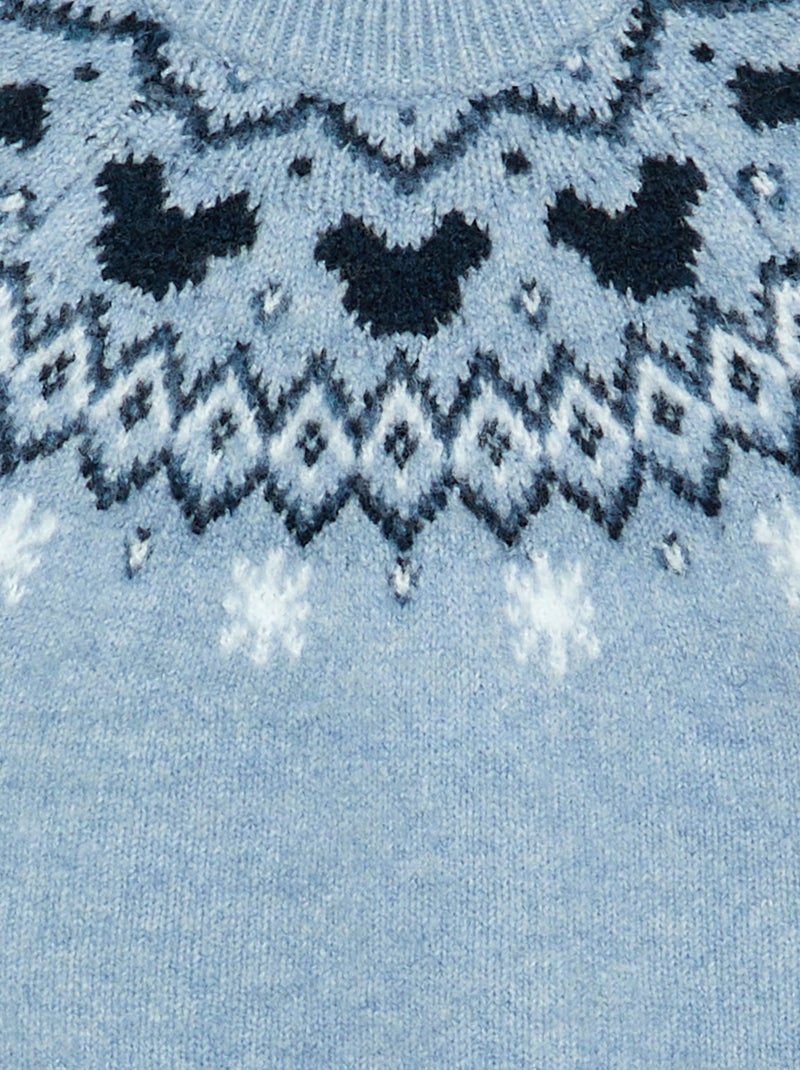 Pull 'Mickey' 'Disney' à col rond Bleu - Kiabi