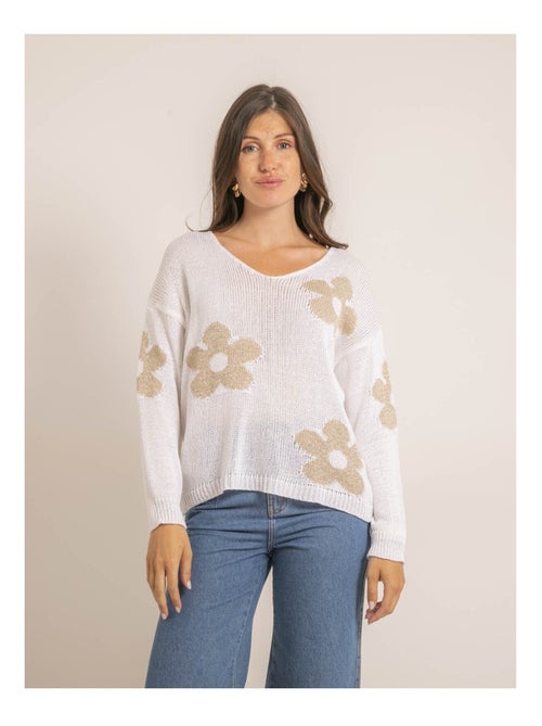 Pull motifs lurex kalyssa - Kiabi Pull motifs lurex kalyssa - Kiabi